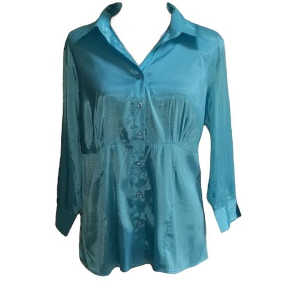 Cato Tops - Women’s Blue Cato  Blouse Large